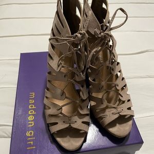 Lace up heels